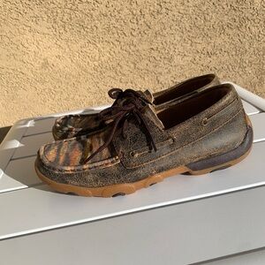 Twisted X leather loafers size 6.5M